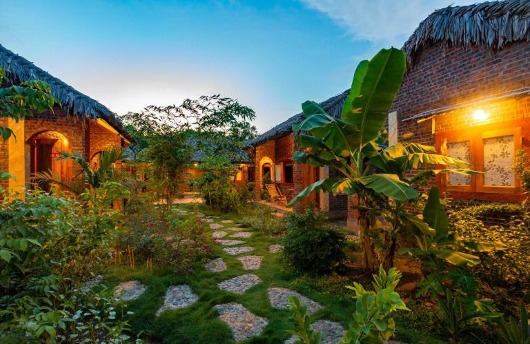 Homestay giữa vườn xanh, một không gian nghỉ dưỡng yên bình sau hành trình trekking Ninh Bình.