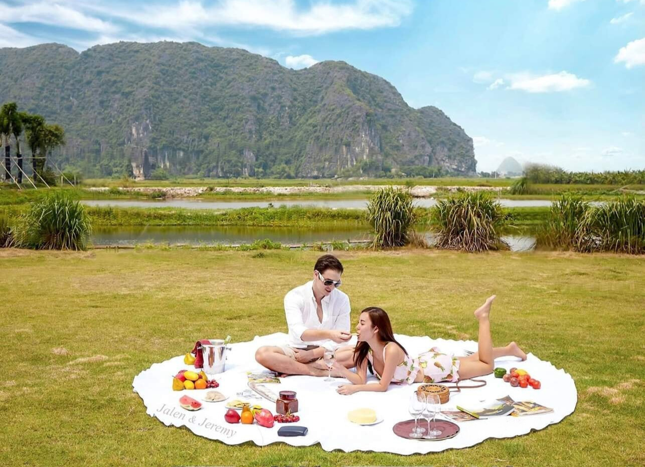Không gian phù hợp picnic nhẹ nhàng, chụp ảnh.