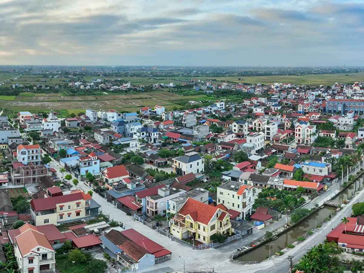 Toàn cảnh làng Xuân Dục. (Nguồn: Sưu tầm)