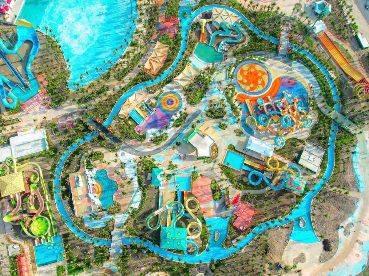 Công viên nước Sun World Ha Nam nhìn từ trên cao. (Nguồn: Sưu tầm)