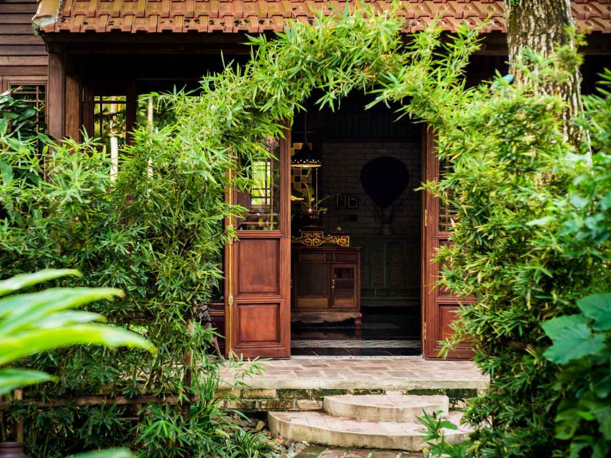 Tam Coc Garden Resort mang phong cách cổ xưa. (Nguồn: Sưu tầm)