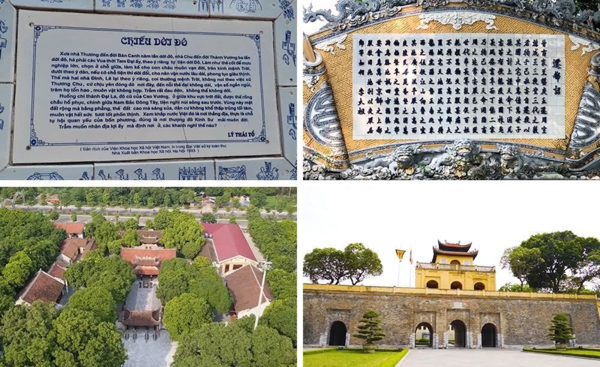 Chiếu dời đô của Lý Công Uẩn quyết định dời chuyển kinh đô.