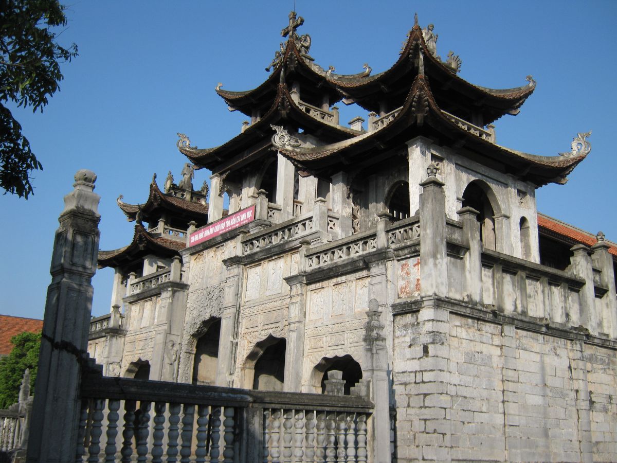 Nhà thờ đá Phát Diệm với kiến trúc kết hợp phong cách phương Tây và phương Đông. (Chú thích: Sưu tầm).