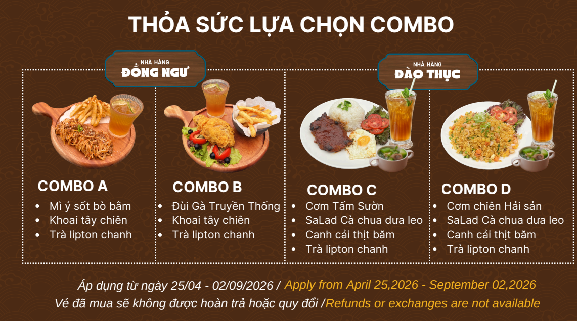 Thưởng thức phong vị ẩm thực đặc sắc giữa không gian di sản tại hệ thống nhà hàng nội khu Sun World Ha Nam. (Nguồn: Sưu tầm)
