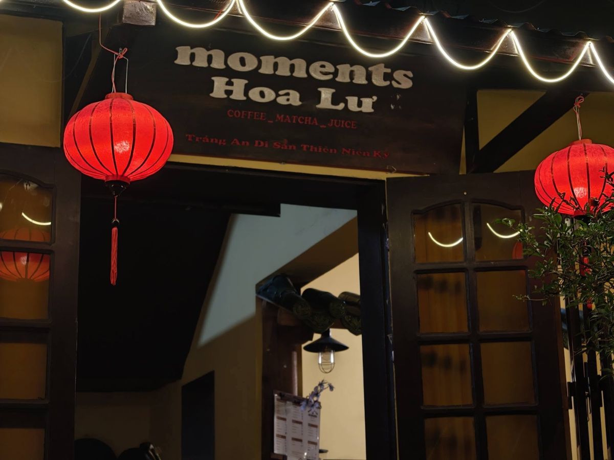 Không gian Moments Hoa Lư phù hợp để du khách nghỉ chân, trò chuyện và tận hưởng nhịp sống về đêm. (Nguồn: Sưu tầm)