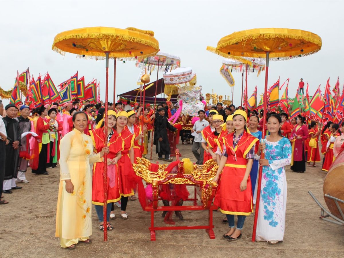 Lễ hội đền Lảnh Giang mang đậm nét tín ngưỡng dân gian và văn hóa làng quê Bắc Bộ. (Nguồn: Sưu tầm)