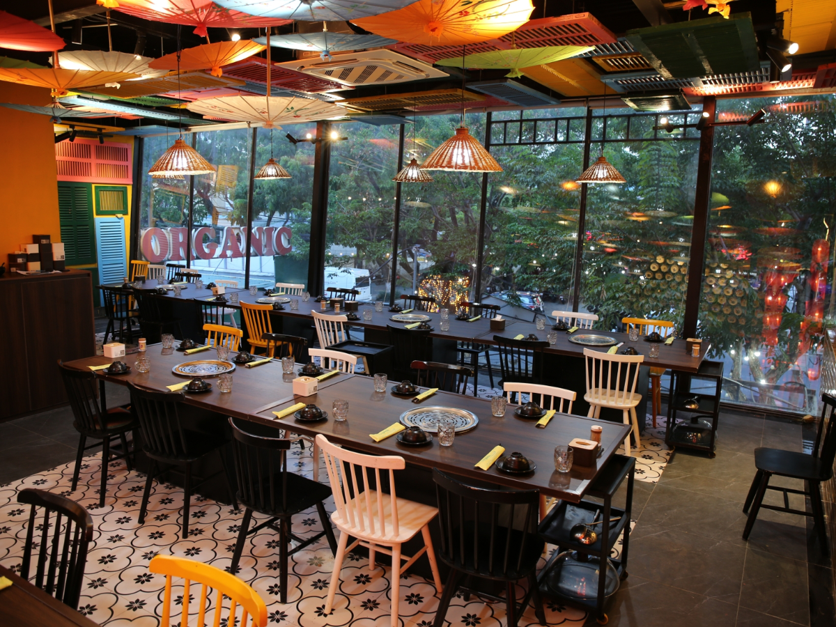 Không gian Organic Restaurant mang phong cách gia đình ấm cúng. (Nguồn: Sưu tầm)