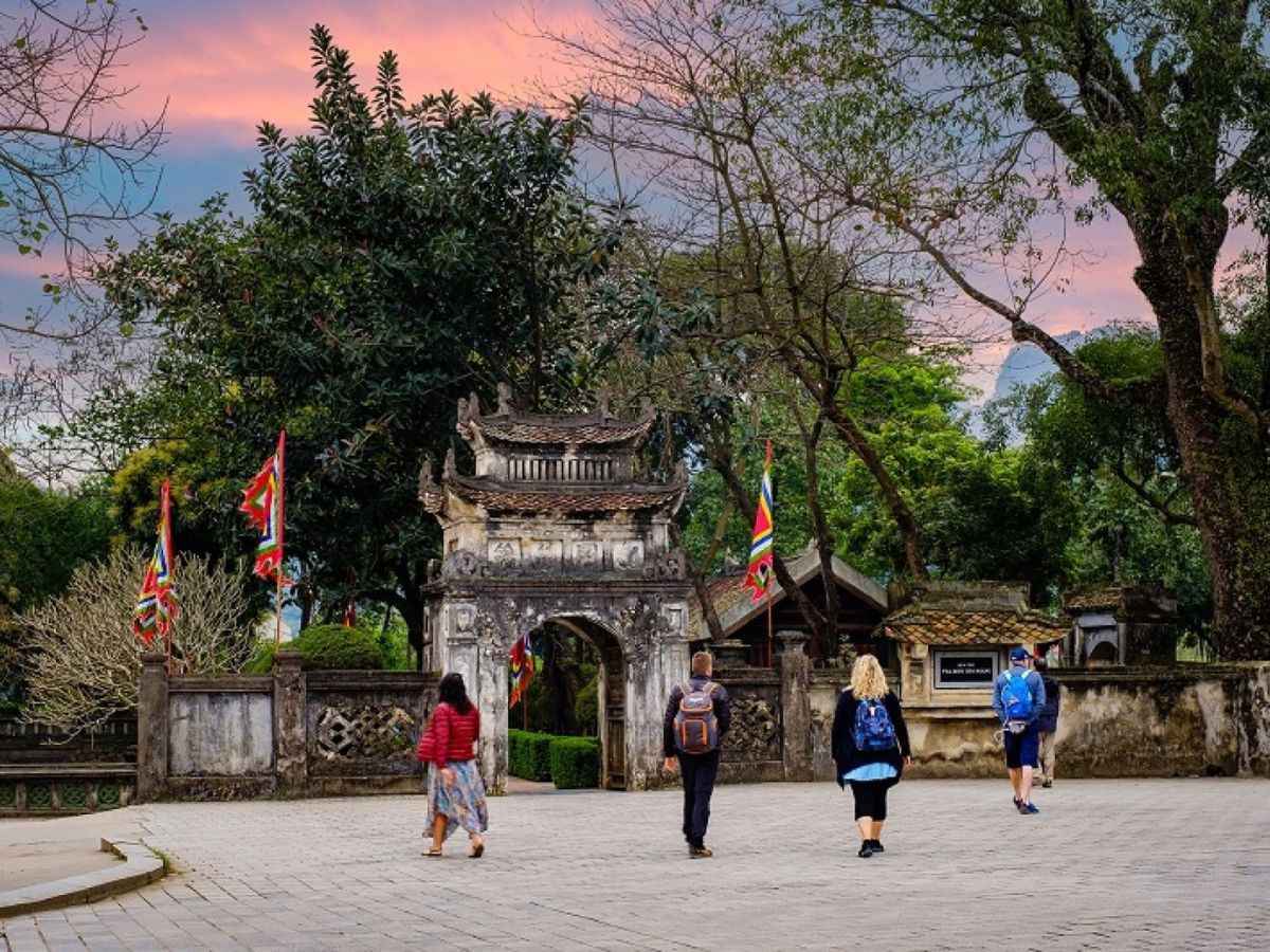 Đền vua Đinh Tiên Hoàng và đền vua Lê Đại Hành là hai di tích trung tâm, quan trọng tại Cố đô Hoa Lư. (Nguồn: Sưu tầm)