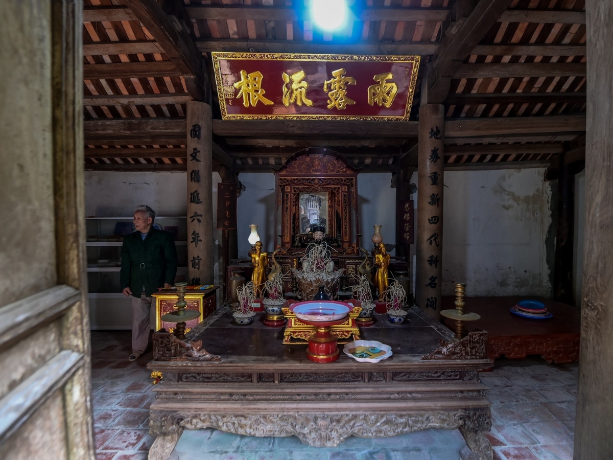 Từ đường Nguyễn Khuyến hiện tại vẫn lưu giữ rất nhiều hiện vật quý hiếm, mang dấu ấn thời đại.