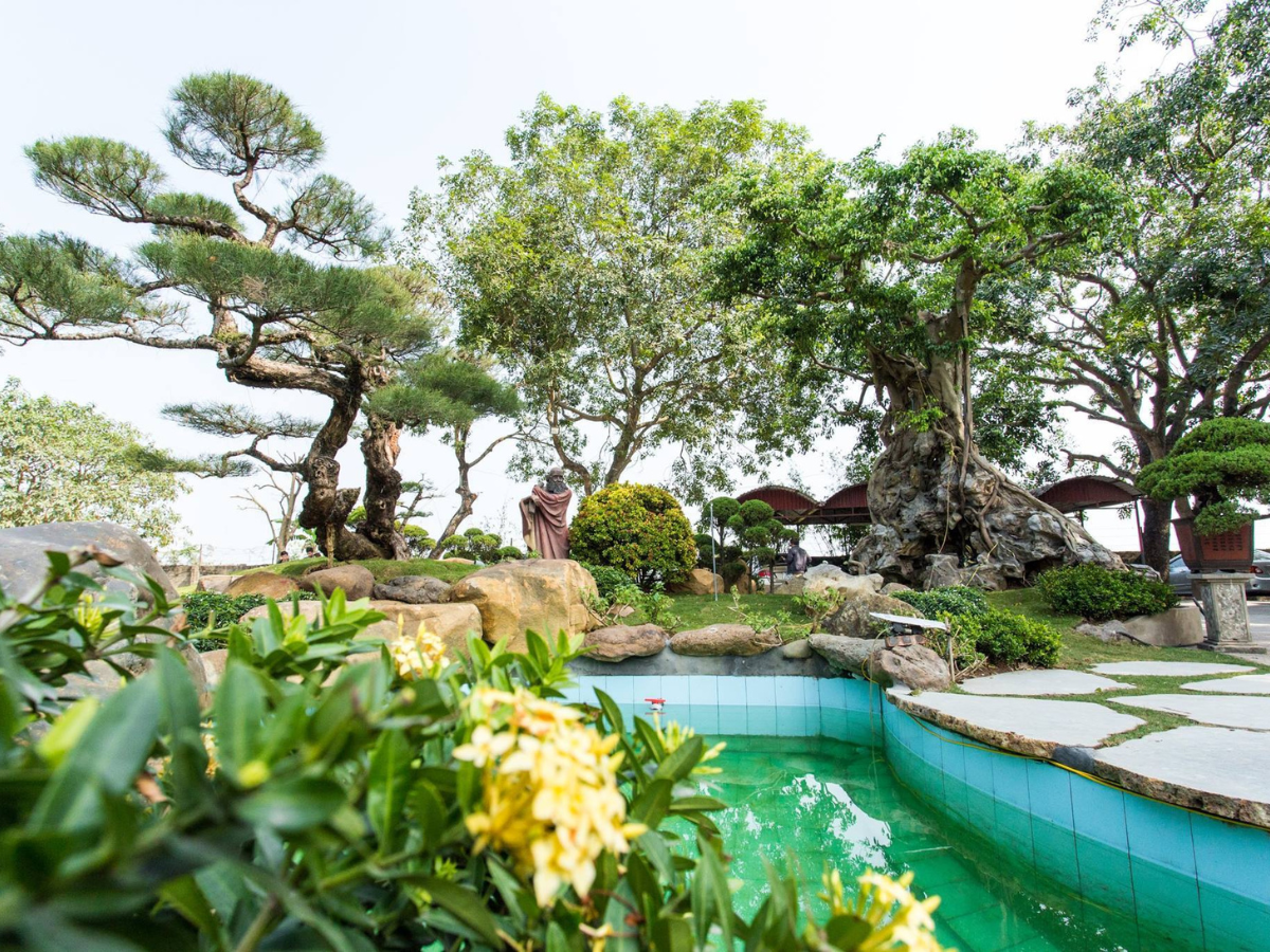 Trải nghiệm ẩm thực độc đáo giữa núi rừng tại nhà hàng Lá Cọ.