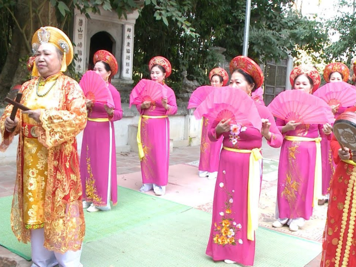 Hát Dậm Quyển Sơn sở hữu kho tàng 38 làn điệu phong phú