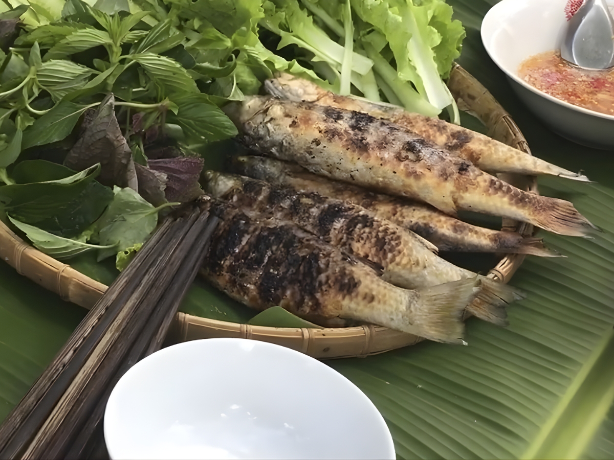 Cá đối nướng thơm ngon, khó cưỡng.
