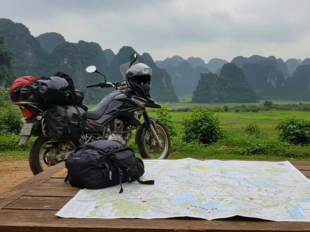 Di chuyển bằng xe máy vừa nhanh chóng lại tiết kiệm. 