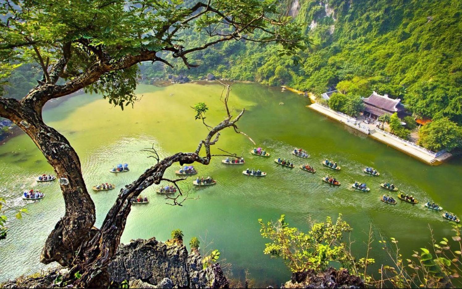 Tuyệt Tình Cốc Ninh Bình – hồ nước xanh ngọc giữa núi đá huyền bí. 